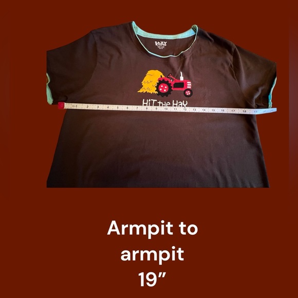 Women’s Pajama Top, Hit The Hay, Size Medium - Picture 8 of 11